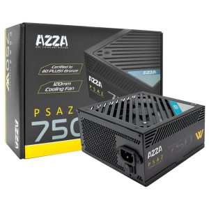 FONTE 750W AZZA PSAZ-750W 80+BRONZE BIVOLT BLACK