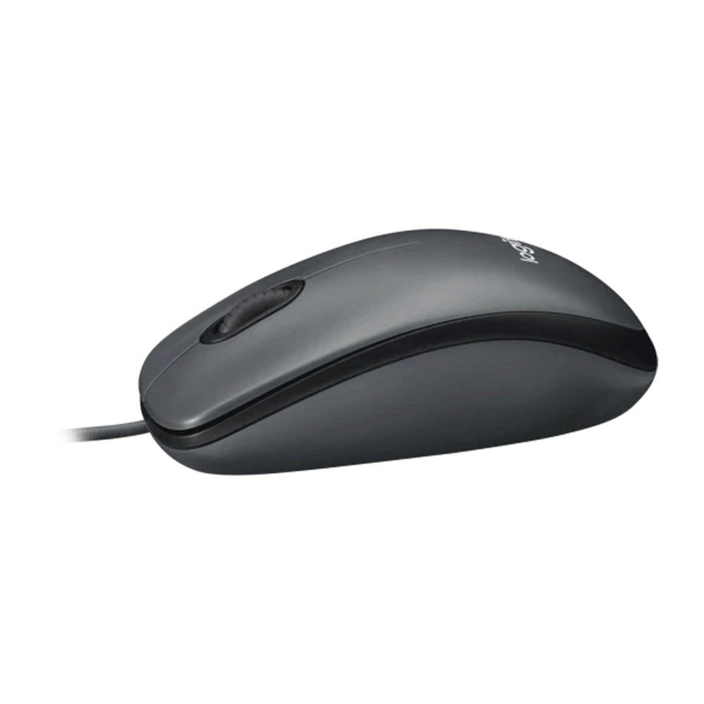 MOUSE LOGITECH M100 USB DARK 910-001601 CINZA - Imagem 2