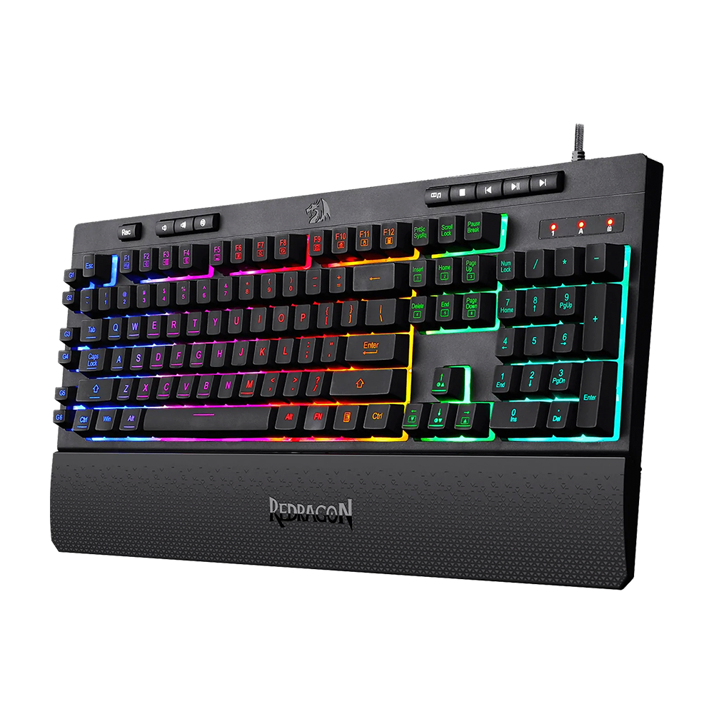 TECLADO REDRAGON K512RGB-US SHIVA RGB USA - Imagem 3