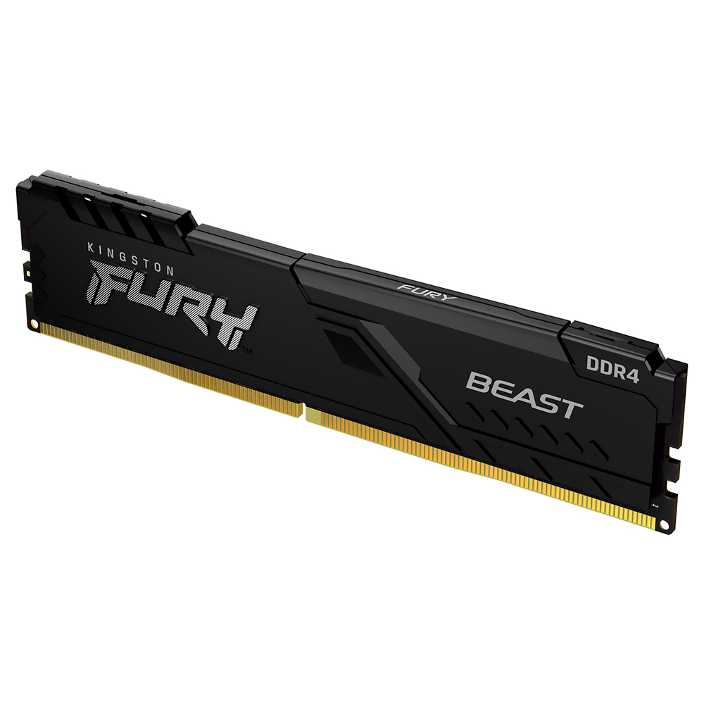 Memória Kingston Fury Beast, DDR4 16GB (1x16GB), 3200MHz, KF432C16BB1/16, Preto - Imagem 3