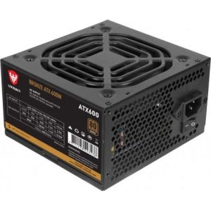 FONTE 600W SATE 80+BRONZE ATX 50HZ/60HZ BIVOLT BLACK