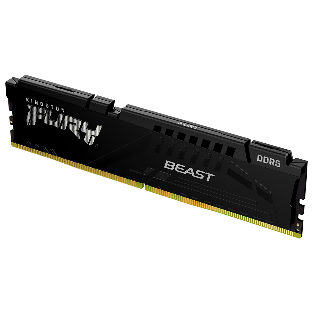 Memória Kingston Fury Beast, DDR5 16GB (1x16GB), 5200MHz, KF552C40BB/16, Preto - Imagem 3