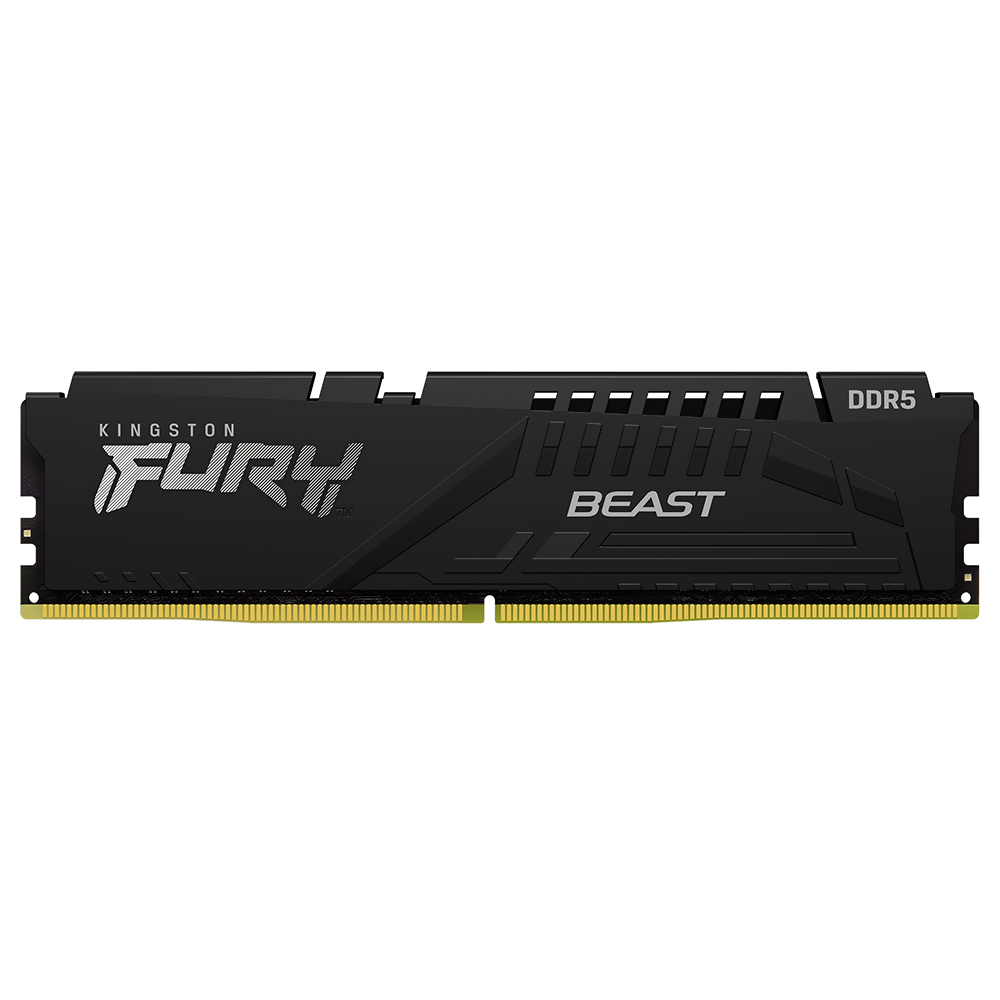 Memória Kingston Fury Beast, DDR5 16GB (1x16GB), 5200MHz, KF552C40BB/16, Preto