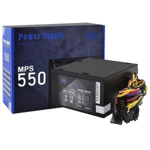 FONTE 550W MTEK MPS550 ATX 6PIN PCI-E + 8PIN CPU