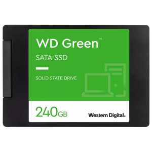 SSD Western Digital WD Green, 240GB, 2.5", SATA 3, Leitura 545MB/s, Gravação 450MB/s, WDS240G3G0A
