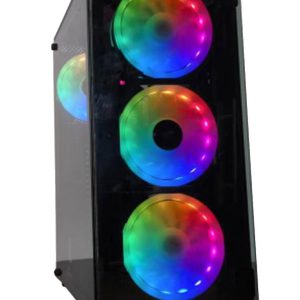 GABINETE SATE 1430K GAMER 4FAN PRETO ATX