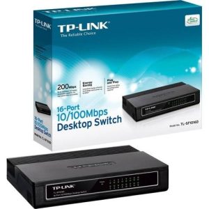 HUB SWITCH TP-LINK 16P TL-SF1016D 10/100