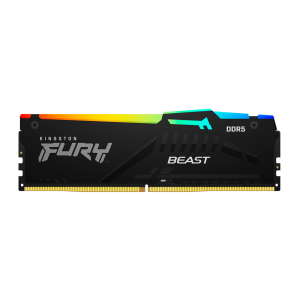 Memória Kingston Fury Beast RGB, DDR5 8GB (1x8GB), 5600MHz, KF556C40BBA/8, Preto