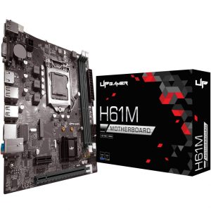 Placa Mãe UP Gamer H61MDR3, Intel LGA 1155, m-ATX, DDR3, M.2 NVMe, UP-H61M
