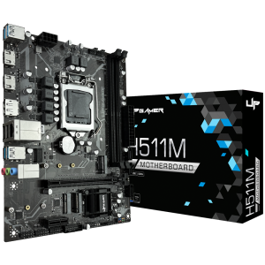 Placa Mãe UP Gamer H511M / H510M, Intel LGA 1200, m-ATX, DDR4, M.2 NVMe, UP-H511MDR4