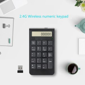 TECLADO NUMERICO SATE AK-185G WIRELESS BLACK
