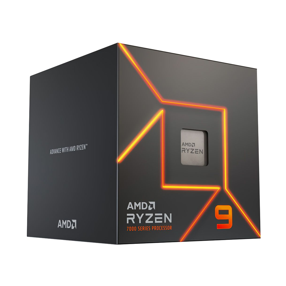 Processador AMD Ryzen 9 7900, 3.7GHz (5.4GHz Max Turbo), Socket AM5, 76MB, Box - Imagem 2