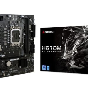 Placa Mãe Socket 1700 BIOSTAR H610MHP 2.0 DDR4 HDMI/VGA/M.2/USB 3.0