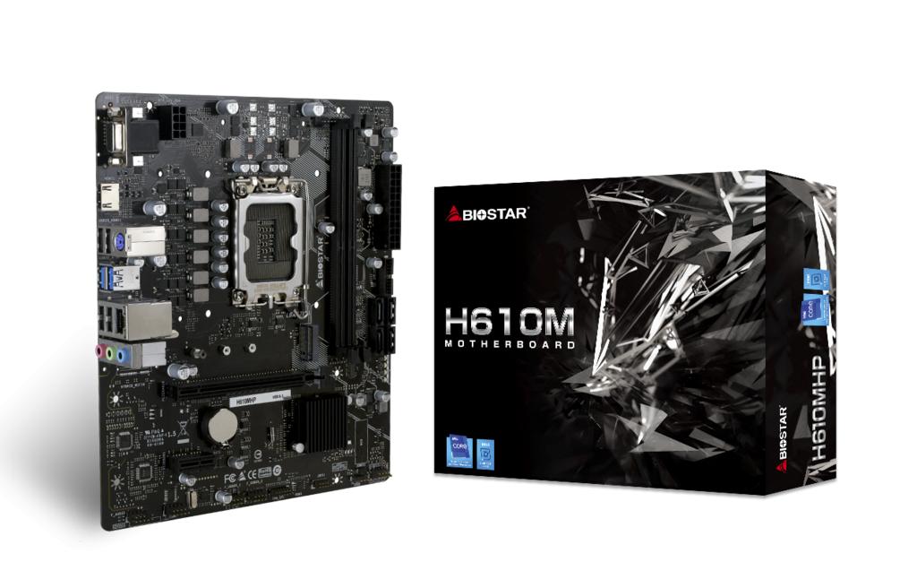 Placa Mãe Socket 1700 BIOSTAR H610MHP 2.0 DDR4 HDMI/VGA/M.2/USB 3.0