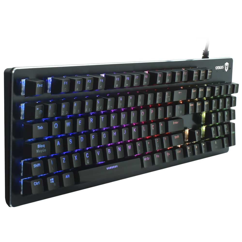 TECLADO SATE GK-301 PORTUGUES RGB MECHANICAL