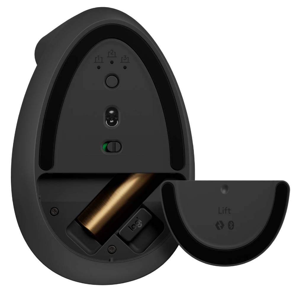 MOUSE LOGITECH LIFT VERTICAL ERGONOMICO GRAPHITE 910-006466 DIESTRO - Imagem 2