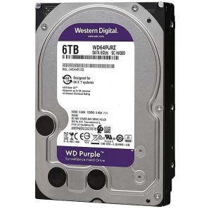 HD SATA3 6TB WESTERN WD64PURZ SURVEILLANCE PURPLE