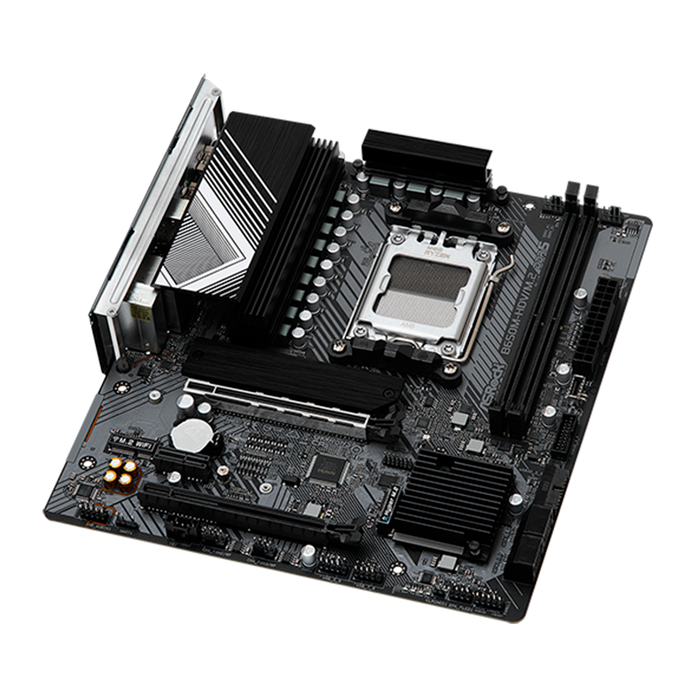 MB AM5 ASROCK B650M-HDV/M.2 DDR5 HDMI/DP - Imagem 3