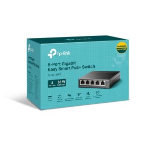HUB SWITCH TP-LINK 05P TL-SG105PE SMART GIGA 4POE+