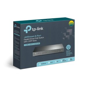 HUB SWITCH TP-LINK 08P T1500G-10PS TL-SG2210P POE + 2 SFP 10/100/1000MBPS