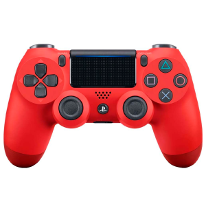 Controle Sony Dualshock 4, Playstation 4, PS4, Sem Fio, Micro USB, Original, Vermelho
