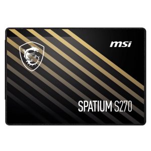 SSD MSI Spatium S270, 480GB, 2.5", SATA 3, Leitura 500MB/s, Gravação 450MB/s S78-440E350-P83