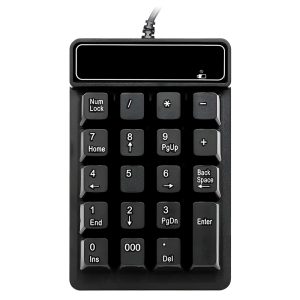 TECLADO NUMERICO SATE AK-187 C/CABO PRETO