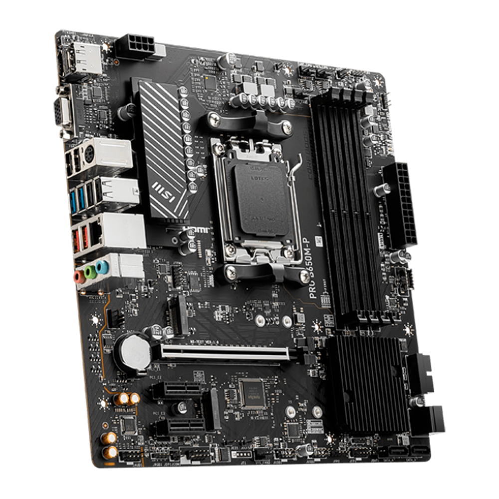 MB AM5 MSI B650M-P PRO DDR5/HDMI/DP/VGA - Imagem 2