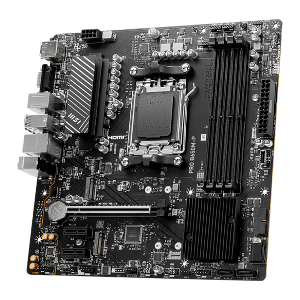 MB AM5 MSI B650M-P PRO DDR5/HDMI/DP/VGA - Imagem 3