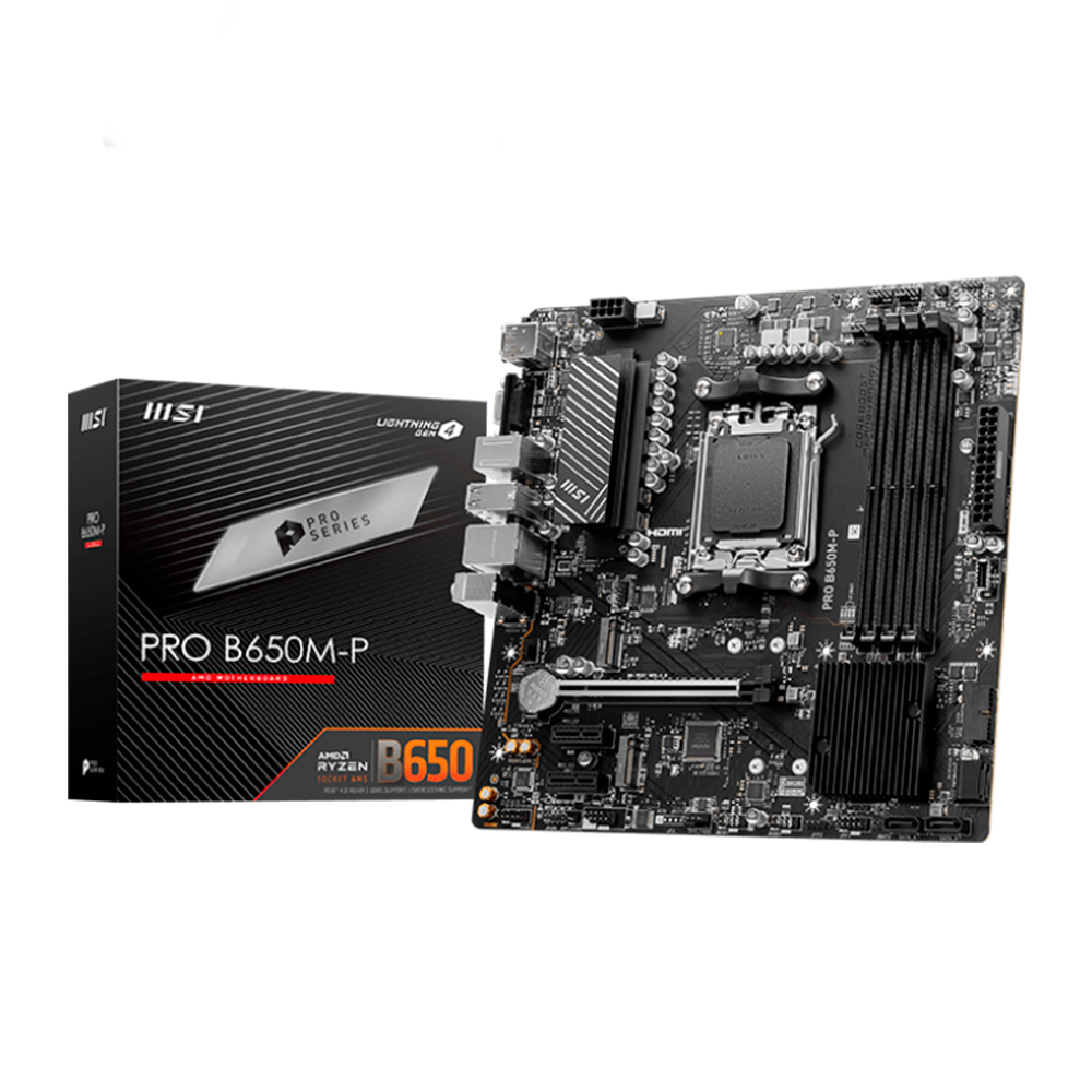 MB AM5 MSI B650M-P PRO DDR5/HDMI/DP/VGA
