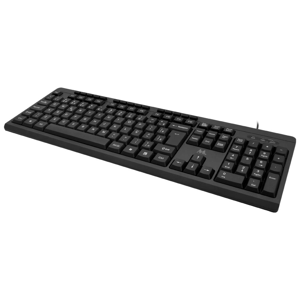TECLADO MTEK KB-8188M USB PORTUGUES PRETO - Imagem 3