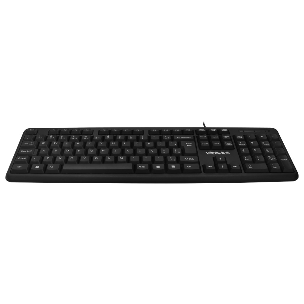 TECLADO SATE AK-951 PORTUGUES USB PRETO - Imagem 2