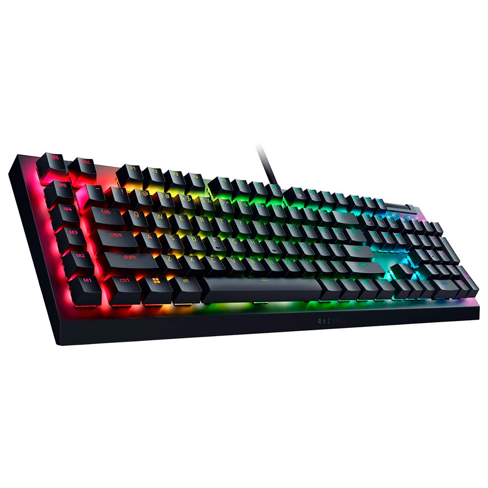 Teclado Gamer Mecânico Razer BlackWidow V4 X, USB, RGB, RZ03-04700200-R3U1, Black, Inglês - Imagem 2