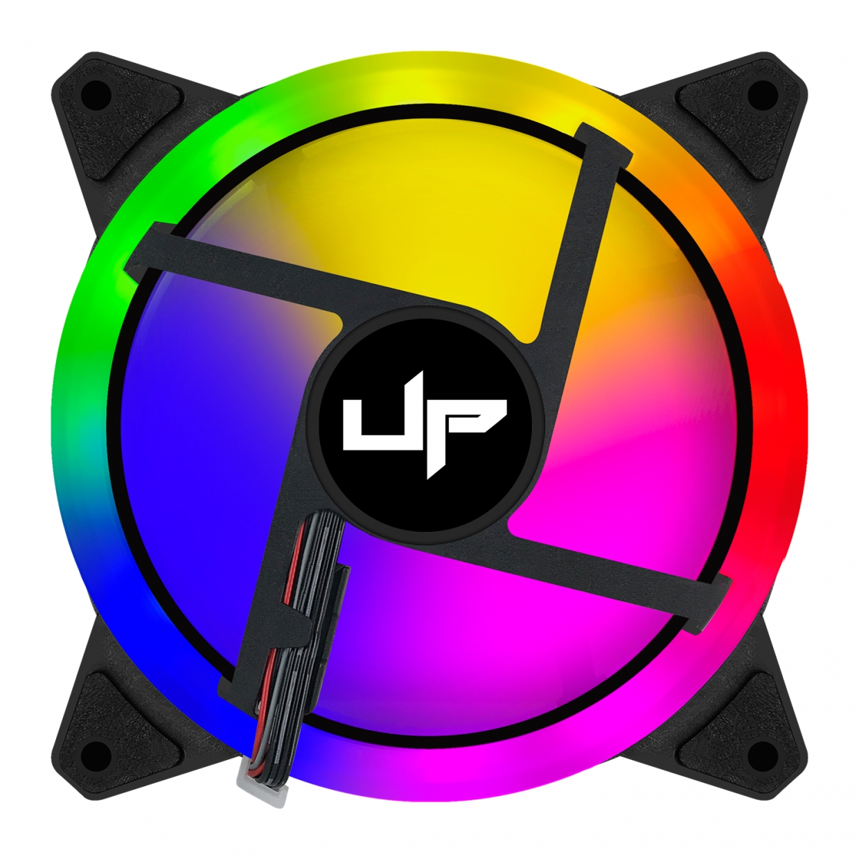Cooler Fan de Gabinete UP Gamer Fusion, ARGB 5v, 120mm - Imagem 2