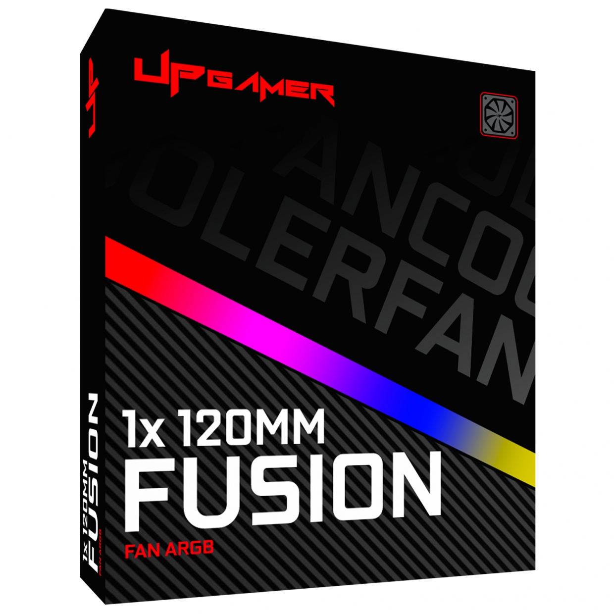 Cooler Fan de Gabinete UP Gamer Fusion, ARGB 5v, 120mm - Imagem 5