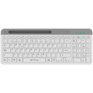 TECLADO FTXB105 PORTUGUES WIRELESS/BT BRANCO