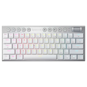 Teclado Gamer Mecânico Redragon Horus K632W, 60% USB RGB, Switch Red, Inglês, Branco