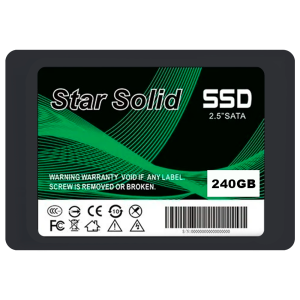 SSD Star Solid, 240GB, 2.5", SATA 3, Leitura até 530MB/s, Gravação até 430MB/s, ST-400