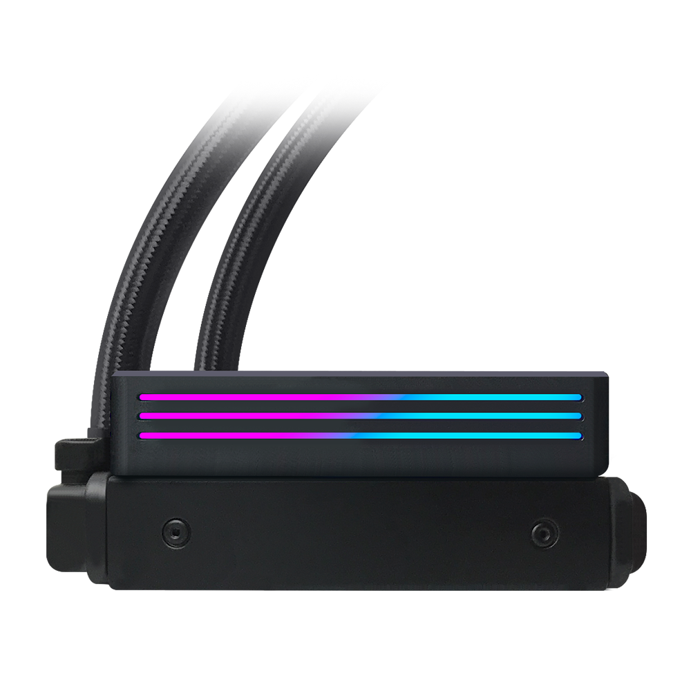 Water Cooler CPU UP Gamer Rainbow Liquid ARGB, 120MM, UP-RB-TR120, Intel 115X/1200/1366/1700/2011(V3), AMD AM2+/AM3+/AM4/AM5/FM2+/FM1, Preto - Imagem 4