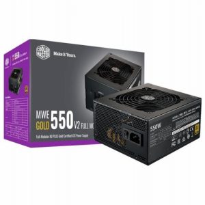 FONTE 550W COOLER MASTER MWE V2 MPE-5501-AFAAG-U2 80+GOLD/ATX MPE-5501-AFAAG