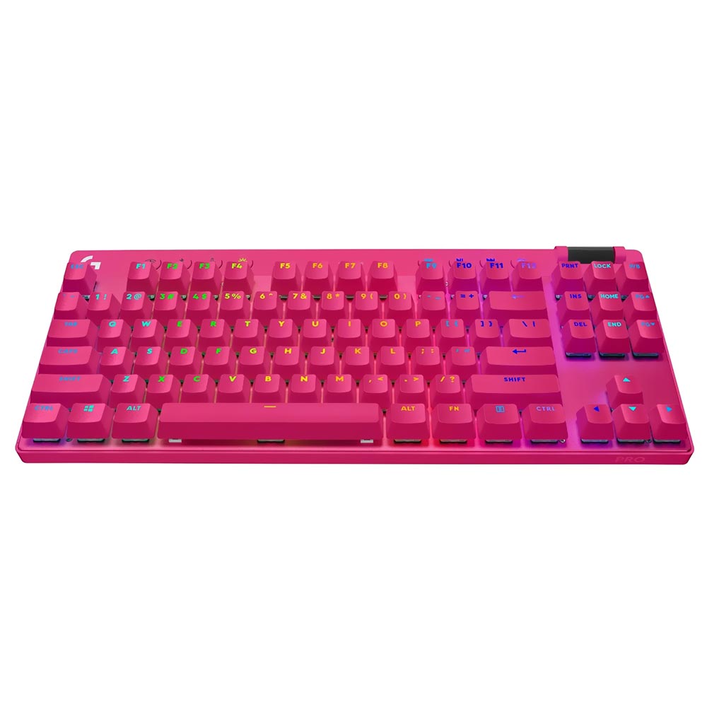 TECLADO LOGITECH G PRO X TKL LIGHTSPE WIRELESS PIN 920-012154/PINK - Imagem 3