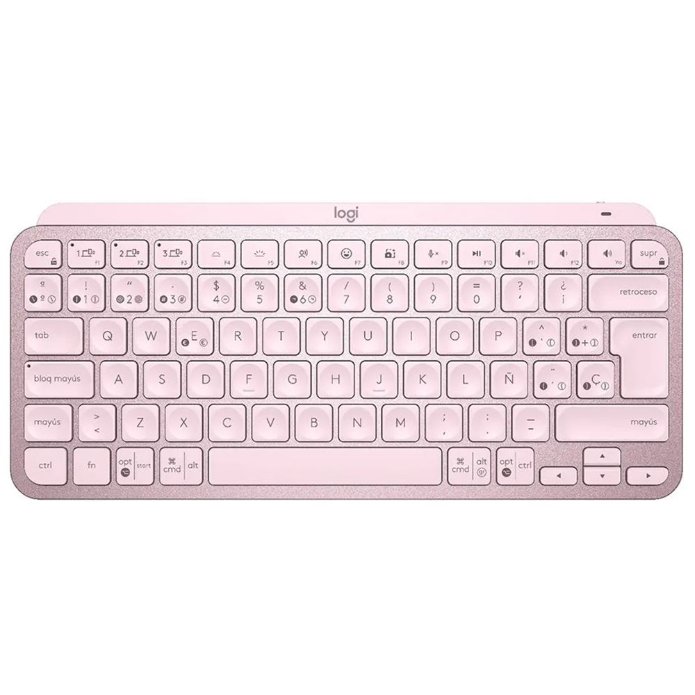 TECLADO LOGITECH MX KEYS 920-010478 PINK WILERESS MINI