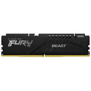 Memória Kingston Fury Beast, DDR5 8GB (1x8GB), 6000MHz, KF560C36BBE/8, Preto