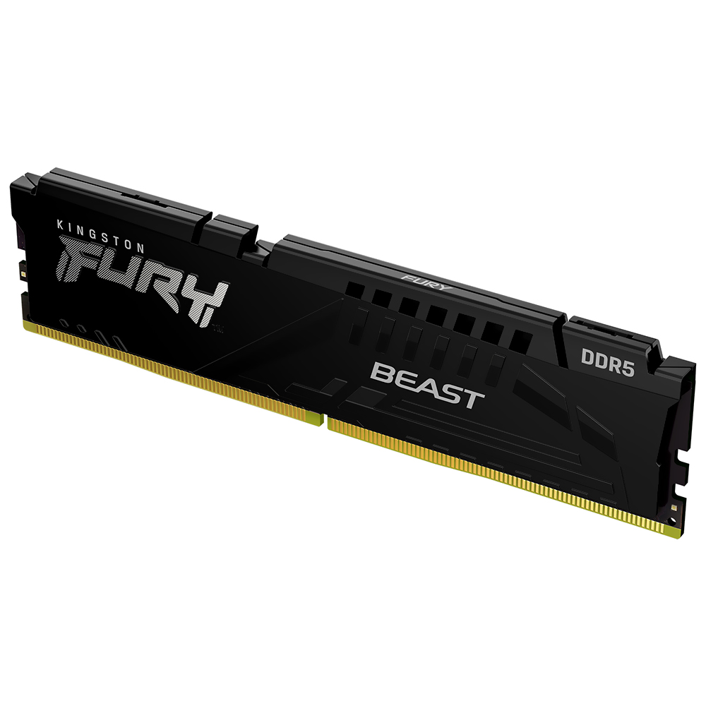 Memória Kingston Fury Beast, DDR5 8GB (1x8GB), 6000MHz, KF560C36BBE/8, Preto - Imagem 2