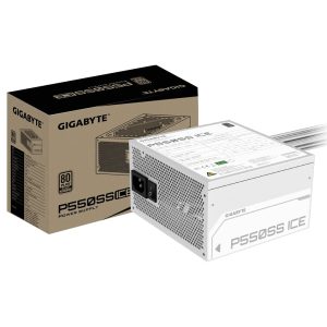 FONTE 550W GIGABYTE GP-P550SS ICE 80+SILVER WHITE 220V EU ATX 12V