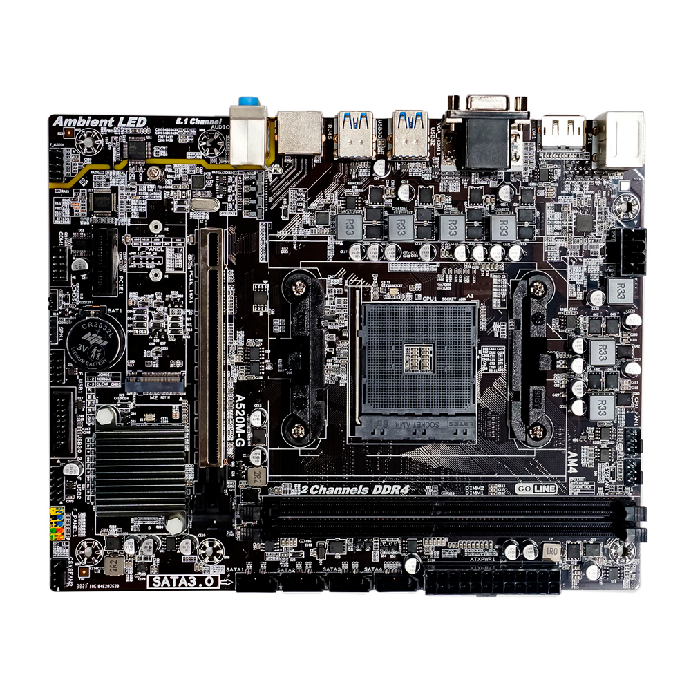 Placa Mãe UP Gamer A520M, AMD AM4, m-ATX, DDR4, M.2 NVMe, UP-A520M - Imagem 4