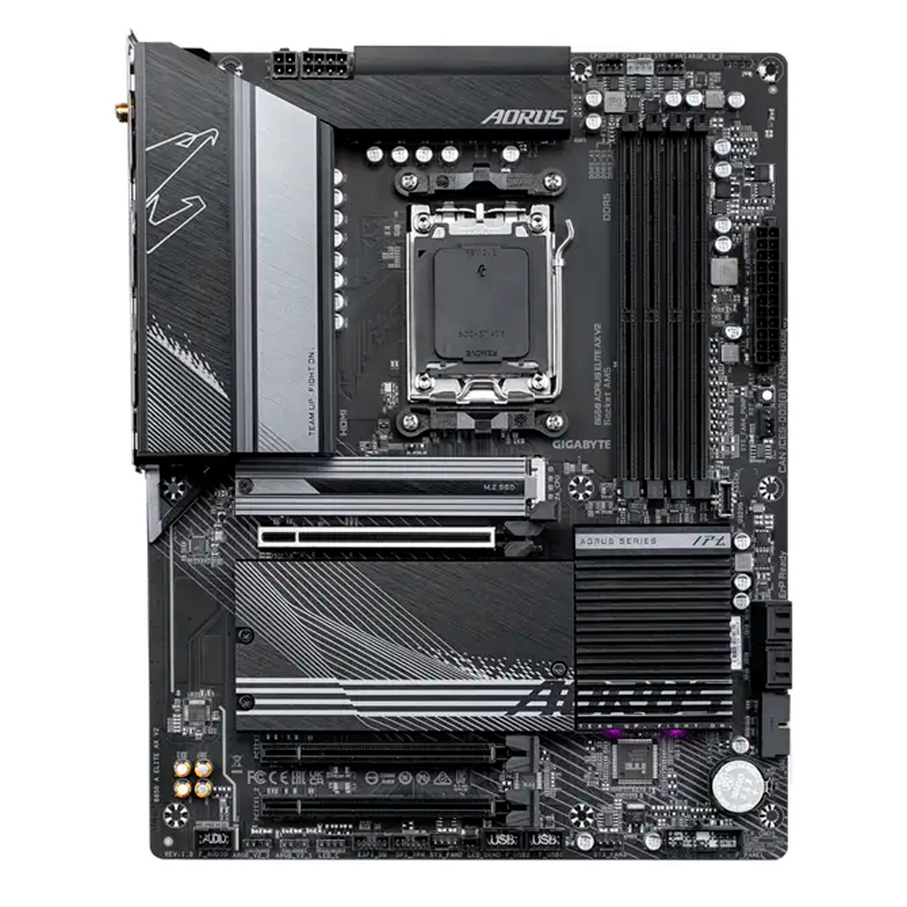 MB AM5 GIGABYTE B650 AORUS ELITE AX V2 DDR5/WIFI6E HDMI/DP - Imagem 3