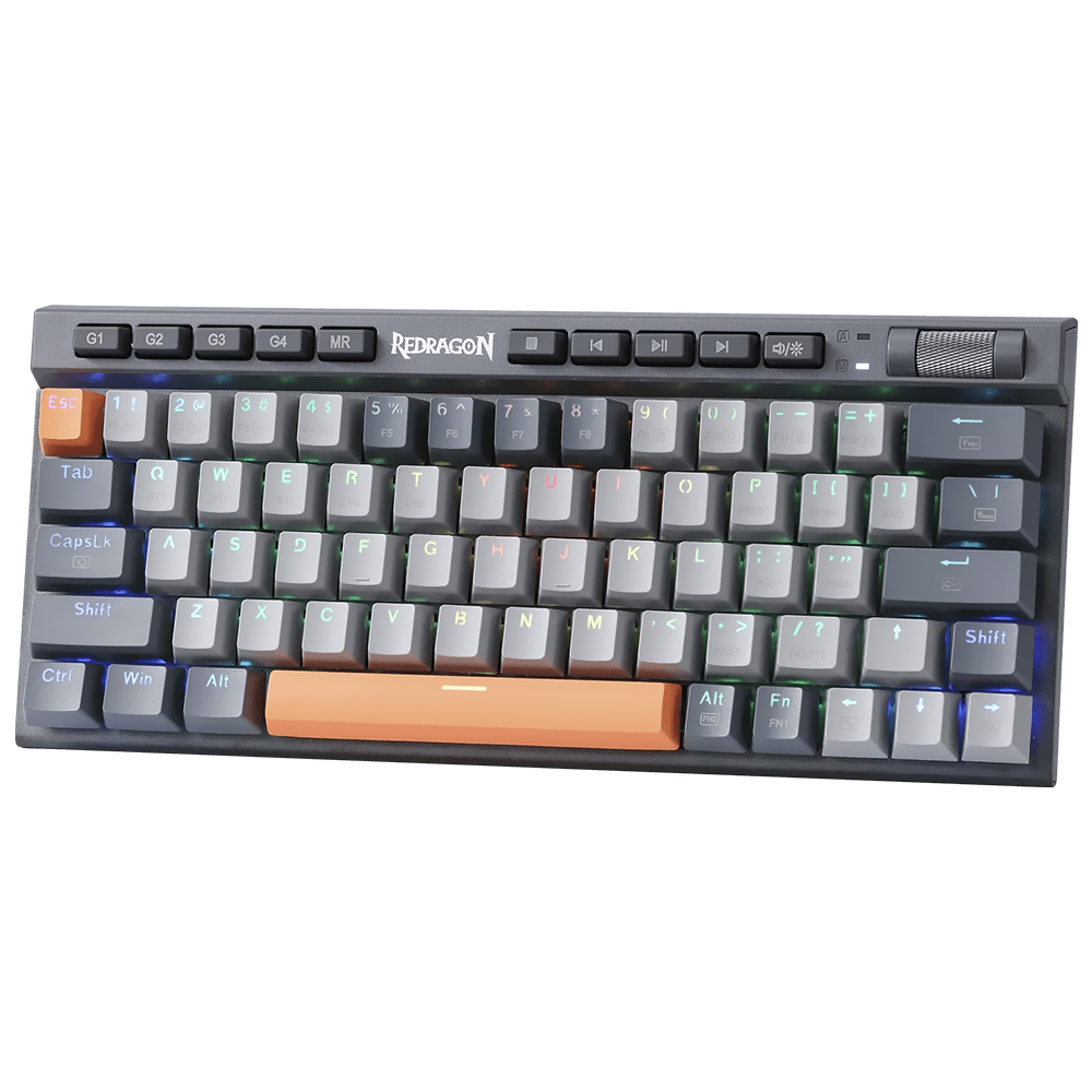 TECLADO REDRAGON K634GG-RGB-PRO TRARIC PRO WIRELES 60% PORTABLE ME CANICO - Imagem 2