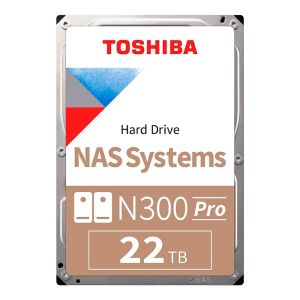 HD Toshiba 22TB N300 Pro Nas SATA 3 7200RPM 3.5" HDWG62CXZSTB