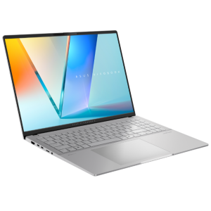 Notebook ASUS Vivobook S16 M5606WA-IS99, AMD Ryzen AI 9 365 2.00HZ (5.00GHZ), AMD XDNA NPU, 32GB RAM, 1TB SSD, Tela 16" 3.2K (3200 x 2000) OLED 120HZ, Windows 11 Home Copilot+ PC, Inglês, Cool Prata